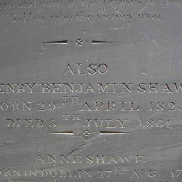 SHAWE Henry Benjamin 1825-1861