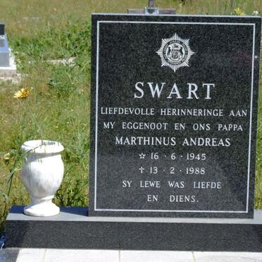 SWART Marthinus Andreas 1945-1988