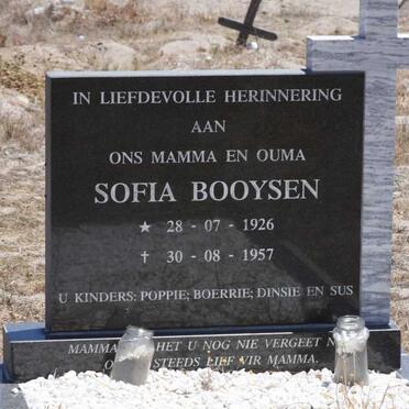 BOOYSEN Sofia 1926-1957