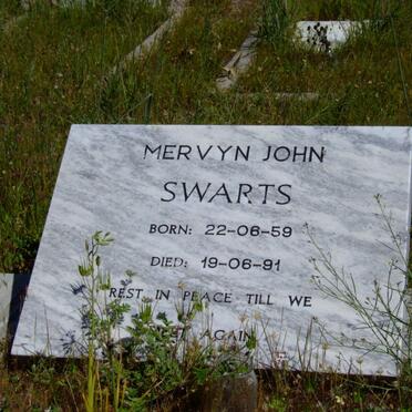 SWARTS Mervyn John 1959-1991
