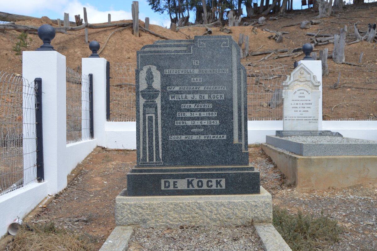 KOCK Willa J., de nee FOURIE 1907-1943