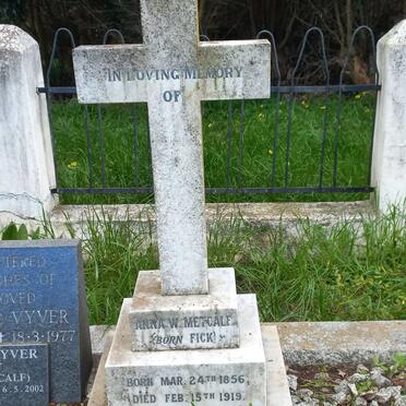 Western Cape, CALEDON district, Caledon, Myddleton, Voorhoede 401, farm cemetery