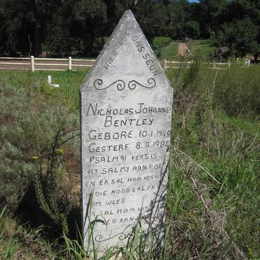 BENTLEY Nicholas Johannes 1940-1984