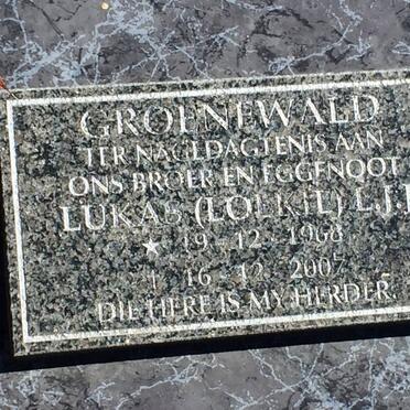 GROENEWALD L.J.J. 1968-2007