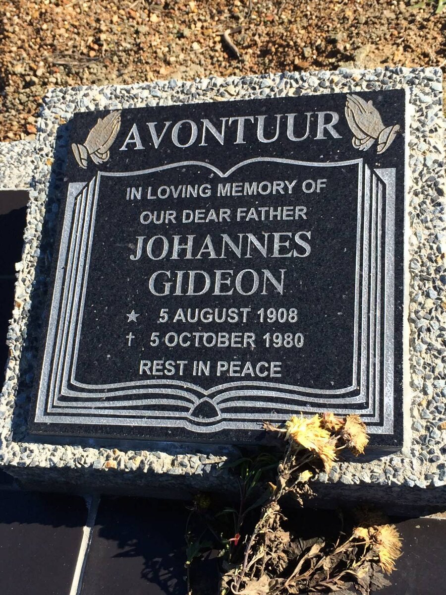 AVONTUUR Johannes Gideon 1908-1980