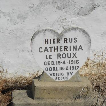 ROUX Catherina, le 1916-1917