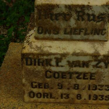 COETZEE Dirk F. van Zyl