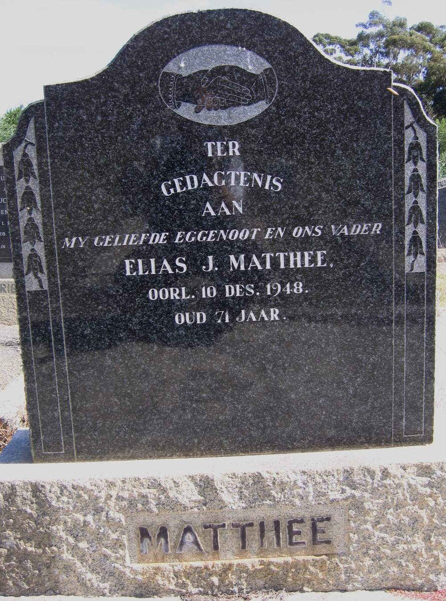 MATTHEE Elias J. -1948