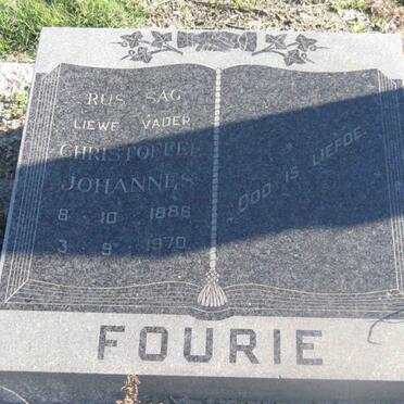 FOURIE Christoffel Johannes 1886-1970