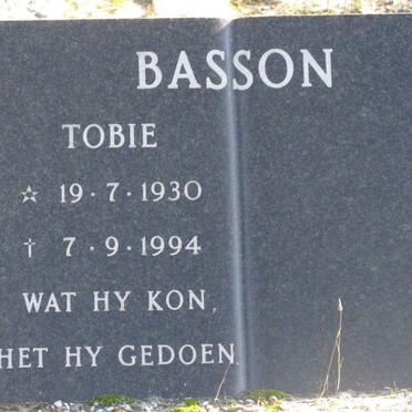 BASSON Tobie 1930-1994