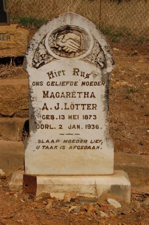 LOTTER Magaretha A.J. 1873-1936