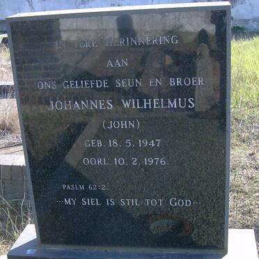 BEYERS Johannes Wilhelmus 1947-1976