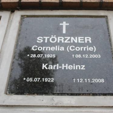 STÖRZNER Karl-Heinz 1922-2008 &amp; Cornelia 1925-2003