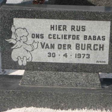 BURGH Babas, van der 1973-1973