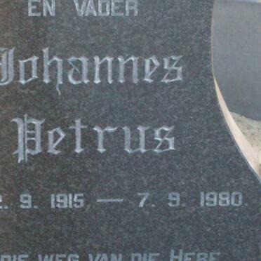 BOSMAN Johannes Petrus 1915-1980
