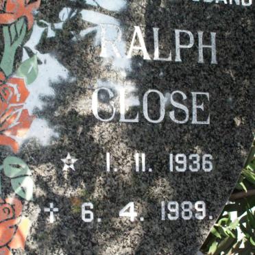 CLOSE Ralph 1936-1989