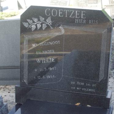 COETZEE Willie 1947-1984