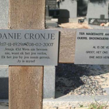CRONJE Danie 1929-2007