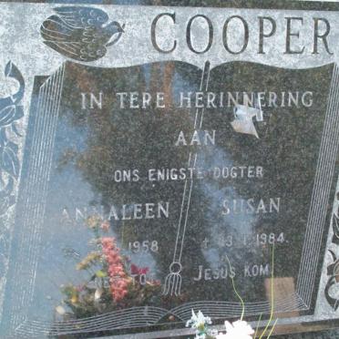 COOPER Annaleen Susan 1958-1984