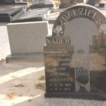 DALZIEL Jacobus Johannes 1920-1973