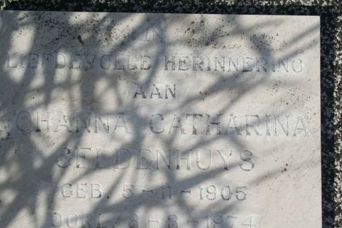 GELDENHUYS Johanna Catharina 1905-1974