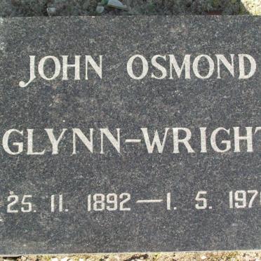 GLYNN-WRIGHT John Osmond 1892-1976