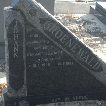 GROENEWALD Johann 1945-1983