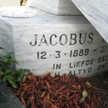 GUERRE Jacobus Hendrik, de la 1889-198?