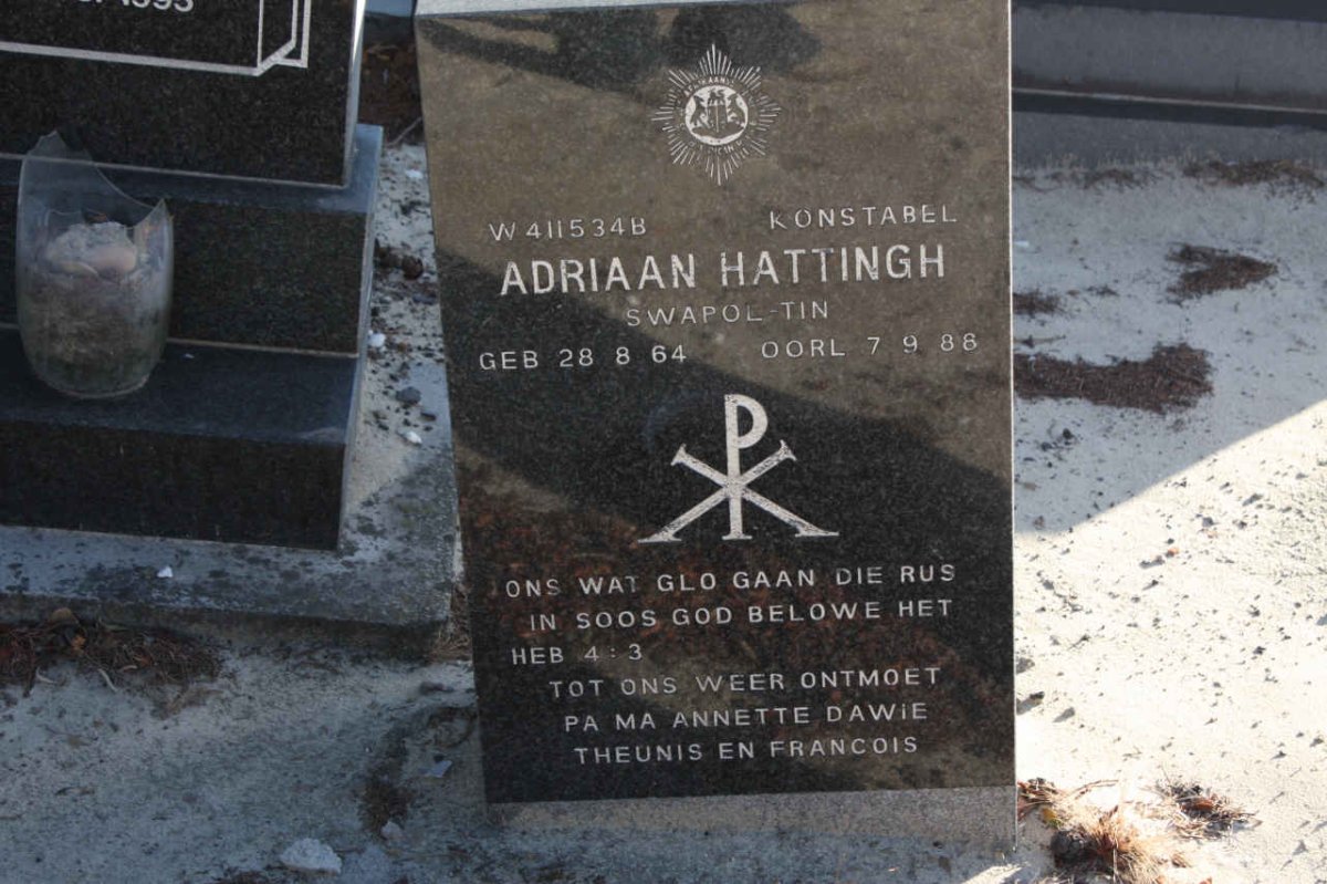 HATTINGH Adriaan 1964-1988