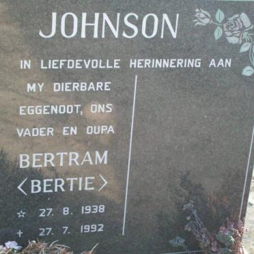 JOHNSON Bertram 1938-1992