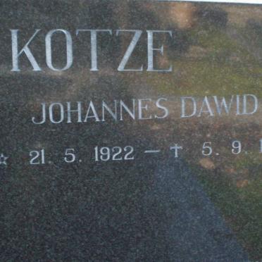 KOTZE Johannes Dawid 1922-1979