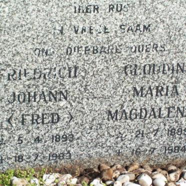 KIRSCHBAUM Friedrich Johann 1893-1983 &amp; Gloumina  Maria Magdalena 1899-1984