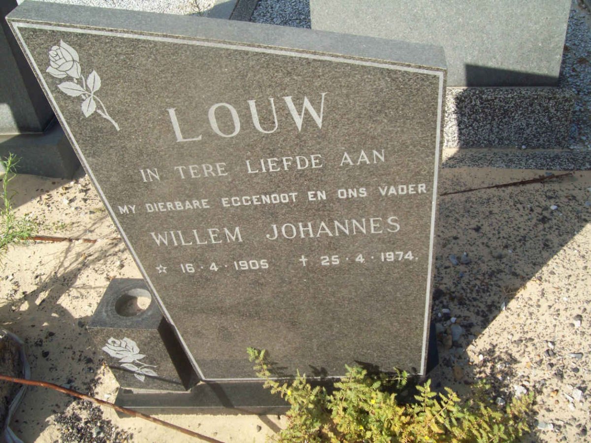 LOUW Willem Johannes 1905-1974