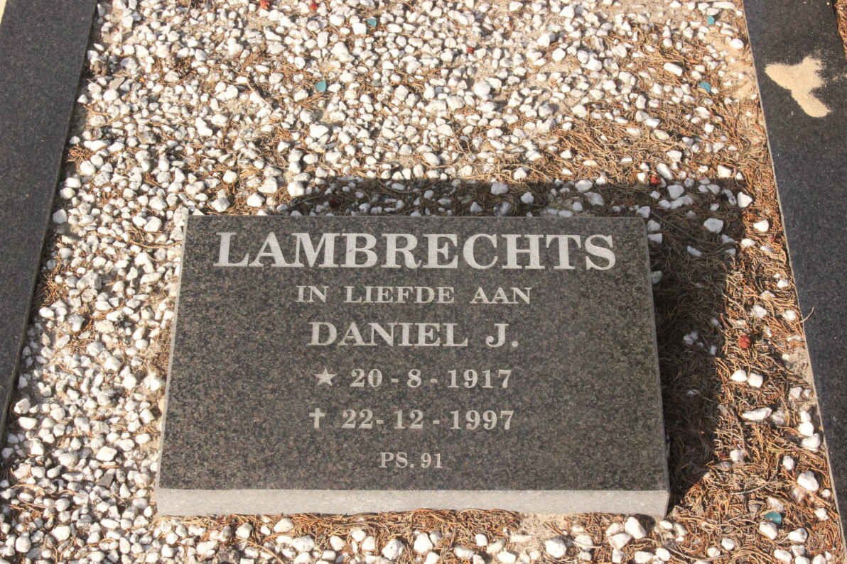 LAMBRECHTS Daniel J. 1917-1997