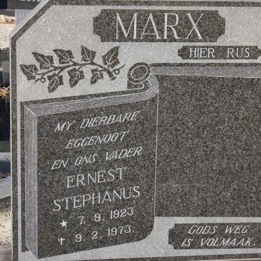 MARX Ernest Stephanus 1923-1973