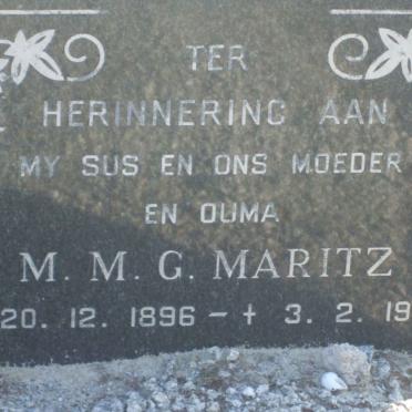 MARITZ M.M.G. 1896-1973