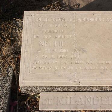 MILANDER Nellie, de 1910-1984