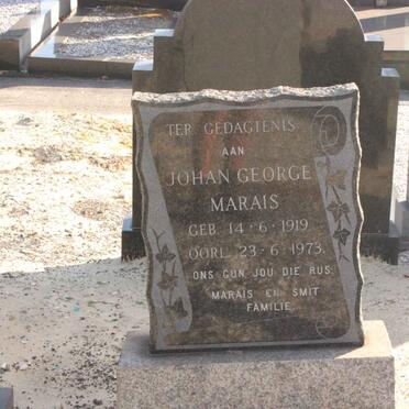 MARAIS Johan George 1919-1973
