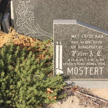 MOSTERT Pieter A.C. 1902-1984