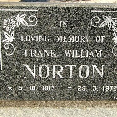 NORTON Frank William 1917-1972