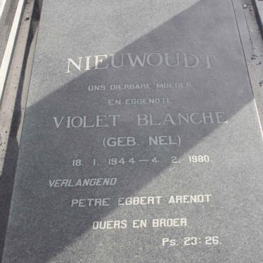 NIEUWOUDT Violet Blanche nee NEL 1944-1980