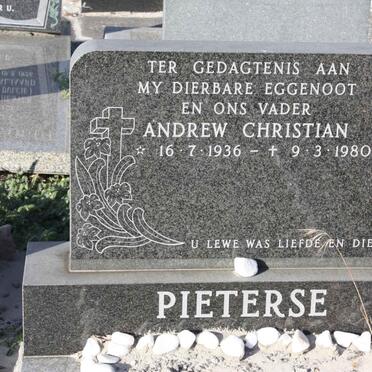 PIETERSE Andrew Christian 1936-1980