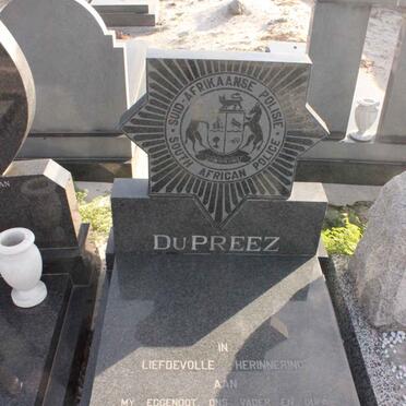 PREEZ Jacobus Johannes Francois, du 1929-1987