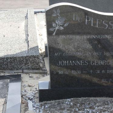 PLESSIS Johannes George, du 1926-1980