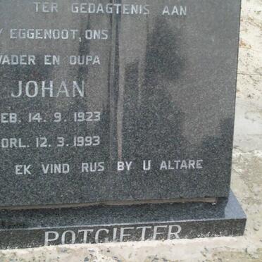 POTGIETER Johan 1923-1993