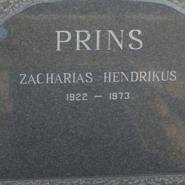 PRINS Zacharias Hendrikus 1922-1973