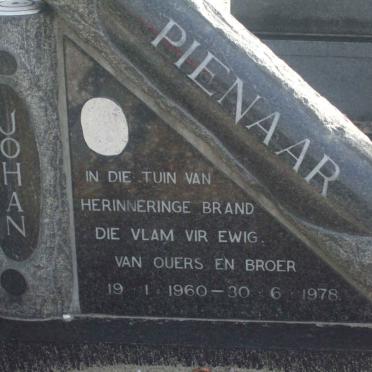 PIENAAR Johan 1960-1978