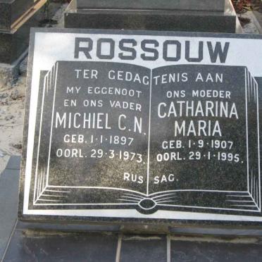ROSSOUW Michiel C.N. 1897-1973 &amp; Catharina Maria 1907-1995