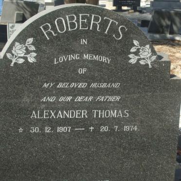 ROBERTS Alexander Thomas 1907-1974