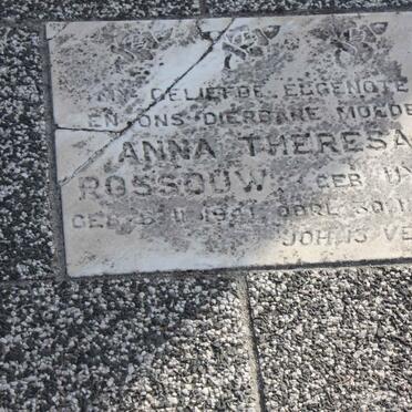 ROSSOUW Anna Theresa nee UYS 1941-1975